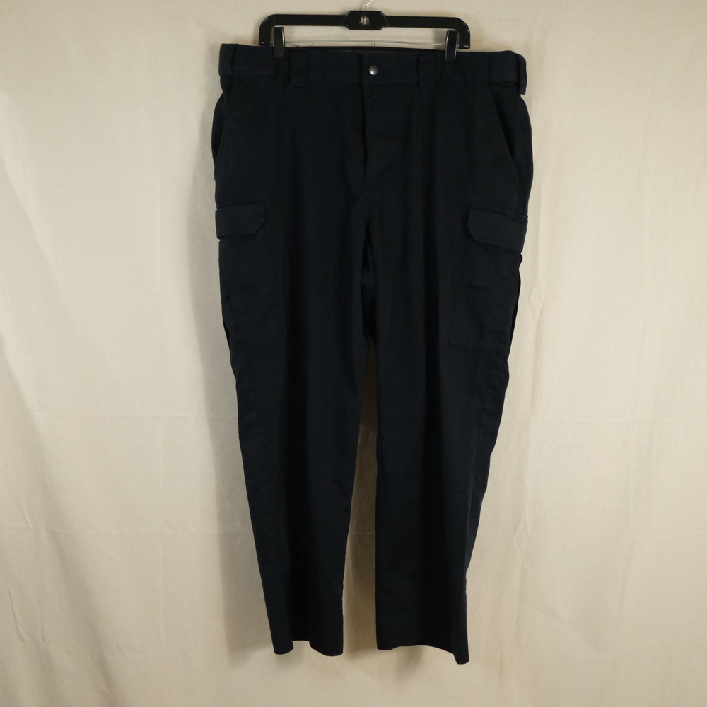 5.11 Tactical 42 x 29 Cargo Pants Navy Blue Uniform Utility Workwear Poly Cotton